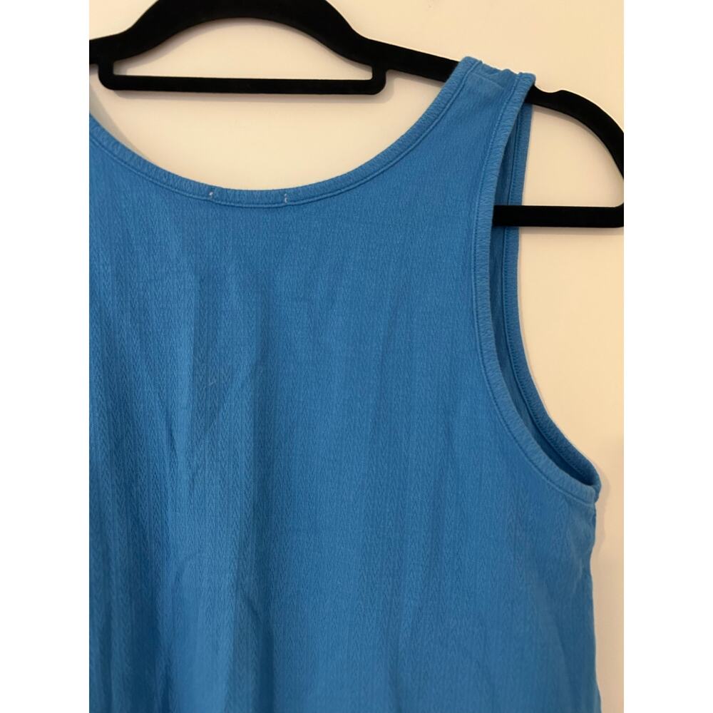 LAKE Pointelle Pajama Shorts Set Blue Tank Top Shorts 100% Pima Cotton GUC S - Picture 7 of 12